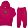 Eric Emanuel Logo Hooded Sweatsuit – Magenta